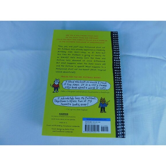 Mr. Puffball Escape from Castaway Island Constance Lombardo Kids Humor Hardcover - Picture 6 of 7